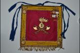 Rarissima e magnifica drappella da tromba italiana del 2 rgt genio del regio esercito periodo seconda guerra mondiale cod drp2