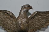 Splendida grande aquila fascista (cm 38x22) in metallo  puntale di labaro? cod aqlbr