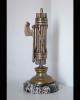 Spettacolare fascio littorio in bronzo  nichelato con base marmorea  cod procim