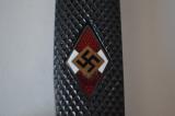 Rarissimo  coltello tedesco fahrtenmesser HJ della gioventu' hitleriana  di primo tipo con motto sulla lama produttore HARTKOPF & Co di Solingen  cod HRTK1