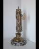 Spettacolare fascio littorio in bronzo  nichelato con base marmorea  cod procim