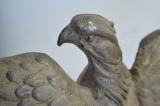 Splendida grande aquila fascista (cm 38x22) in metallo  puntale di labaro? cod aqlbr
