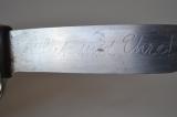 Rarissimo  coltello tedesco fahrtenmesser HJ della gioventu' hitleriana  di primo tipo con motto sulla lama produttore HARTKOPF & Co di Solingen  cod HRTK1
