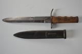 Bel pugnale fascista mod 35 M.V.S.N. di primo tipo da truppa con manico inciso n. coc