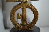 Introvabile parte superiore del SIGNUM fascista del comando generale della GIL  misura cm 62x 30  cod signum1