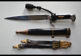 Belissimo pugnale fascista mod 37 completo di agganci in pelle e pon pon detto becco aquila lungo cod guri