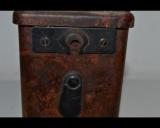 Completissimo telefono tedesco da campo in bakelite marrone periodo seconda guerra mondiale cod bakbtr