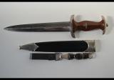 Meravigliosa daga tedsca ww2 delle NSKK di primo tipo produttore GEBR. HELLER cod geheller