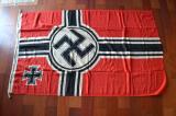 Rara bandiera da combattimento tedesca della KRIEGSMARINE misura 100x170 cod KRFLRM
