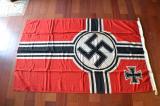 Rara bandiera da combattimento tedesca della KRIEGSMARINE misura 100x170 cod KRFLRM