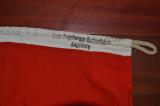 Spettacolare bandiera tedesca  KRIEGSFLAGGE seconda guerra mondiale da combattimento misura m  1,00 x 1,70 produttore Ausburger Kattunfabrik di Ausburg cod ausb