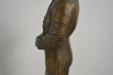Interessante statua in bronzo con base marmorea tedesca anni 30 di Adolf Hitler cod hits1