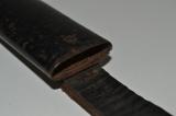 Rarissimo coltello tedesco fahrtenmesser HJ della gioventu' hitleriana di primo tipo con motto sulla lama del produttore GRAWISO   di Solingen cod hjgra
