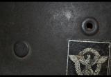 SPETTACOLARE  elmetto tedesco ww2 mod 40 della ss polizei n.40