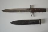 Ruspante pugnale fascista m35 da marcia MVSN appena recuperato da cantina cod can35