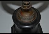 Splendida coppia ( fascio imperiale e aquila nazionalista) in bronzo  su basi in marmo nero cod naziofasc