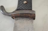 Rarissimo coltello tedesco fahrtenmesser HJ della gioventu' hitleriana di primo tipo con motto sulla lama produttore Anton Wingen Jr di Solingen cod AWJR