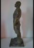 Rarissima grande statua fascista del Duce Benito Mussolini a firma Griselli in bronzo altezza 65 cm cod dux65