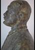 Rarissima grande statua fascista del Duce Benito Mussolini a firma Griselli in bronzo altezza 65 cm cod dux65