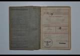 Splendido libretto militare tedesco seconda guerra mondiale Wehrpass con foto cod wh2