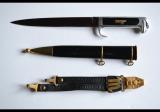 Splendido raro pugnale fascista mod.37 DE LUXE con sospenzioni in metallo cod lux300mvsn