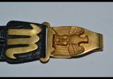 Splendido raro pugnale fascista mod.37 DE LUXE con sospenzioni in metallo cod lux300mvsn