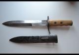 Intoccato bel pugnale fascista mod 35 M.V.S.N. di primo tipo da truppa n. 35uber