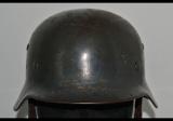 Rarissimo spettacolare  elmetto tedesco ww2 della luftwaffe mod. 35 DD con aquila primo tipo n.35ddlw1