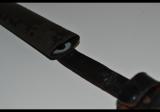 Rarissimo coltello nazista della Hitlerjugend Fahrtenmesser di secondo modello con codice RZM M7 / 13, Arthur Schüttelhofer & Co. di Solingen-Wald. cod ippo