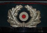 Splendido schirmmutze tedesco nominativo della  seconda guerra mondiale da sottufficiale di artiglieria cod saeri