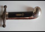 Raro splendido pugnale fascista della prima ora mod 23 detto testone cod test2323