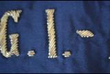 Spettacolare coppia di fiamme fasciste  della ONB (opera nazionale balilla)  una delle P.I. piccole italiane  e una delle G.I. giovani italiane cod onfm