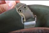Raro elmetto italiano mod 33 primo tipo con foro di proiettile cod 33spa