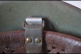 Raro elmetto italiano mod 33 primo tipo con foro di proiettile cod 33spa
