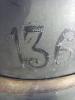 Rarissimo elmetto adrian mod 16 italiano grande guerra appartenuto ad un fante del 136 BRIGATA CAMPANIA  cod cam136