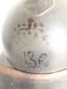 Rarissimo elmetto adrian mod 16 italiano grande guerra appartenuto ad un fante del 136 BRIGATA CAMPANIA  cod cam136