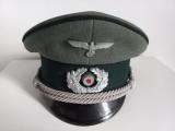 Magnifico schirmmutze tedesco seconda guerra mondiale da ufficiale pionieri cod ufo