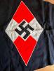Spettacolare gagliardetto tedesco ww2 della Hitler Jugend cod minthj
