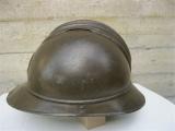 Bell'elmetto francese mod 15 di prima guerra riutilizzato inizio ww2 n.1940