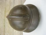 Bell'elmetto francese mod 15 di prima guerra riutilizzato inizio ww2 n.1940