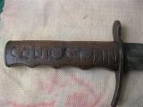 Bel pugnale fascista mod 35 da truppa con manico inciso n. RFA