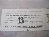 PROPAGANDA ANTISEMITA BANCONOTA DA UN DOLLARO DEL 1943
