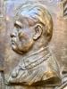 Rarissimo fascio littorio in bronzo da parete con Dux COD fascdux
