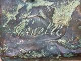 Rarissima grande statua fascista del Duce Benito Mussolini a firma Griselli in bronzo altezza 65 cm cod dux65