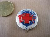 IN PEACE AS IN WAR AUSTRALIAN RED CROSS PIN