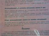 Bel quadretto del ventennio con targhetta metallica e documento UNPA n.1