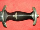 Bella daga tedesca ww2 della ss Schutzstaffel mod 33 di primo tipo prod Herder n.38