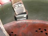 Raro elmetto italiano ww2 mod 33 con aereatore cupolare n.1