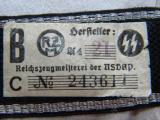 Bellissima e rarissima fascia da braccio tedesca delle ss Allgemeine ww2 n.1