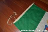 Rara bandiera militare italiana coronata cm 46x76 cod bnd34